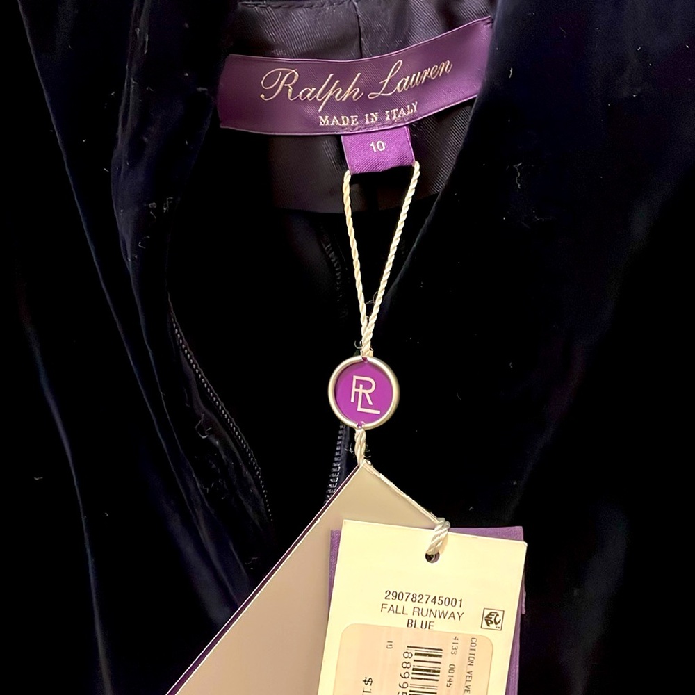 Ralph Lauren Runway Velvet Pants